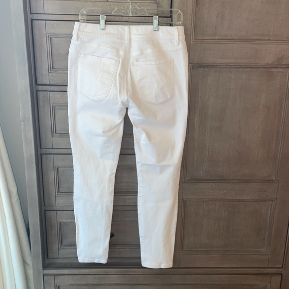 Ann Taylor white denim jeans, size 4 - Picture 2 of 3